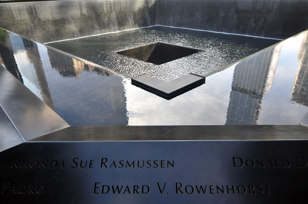 9/11 Memorial on South Tower footprint