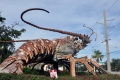 Big Betsy is perhaps the world’s largest lobster sculpture.  Created out of fiberglass from 1980-1985 by Richard Blaze, she is 30' tall and 40' long, a biologically correct Florida Spiny.