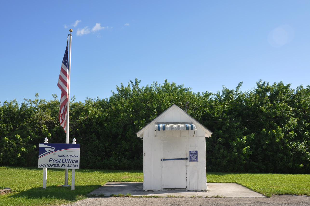 Ochopee, FL, smallest Post Office