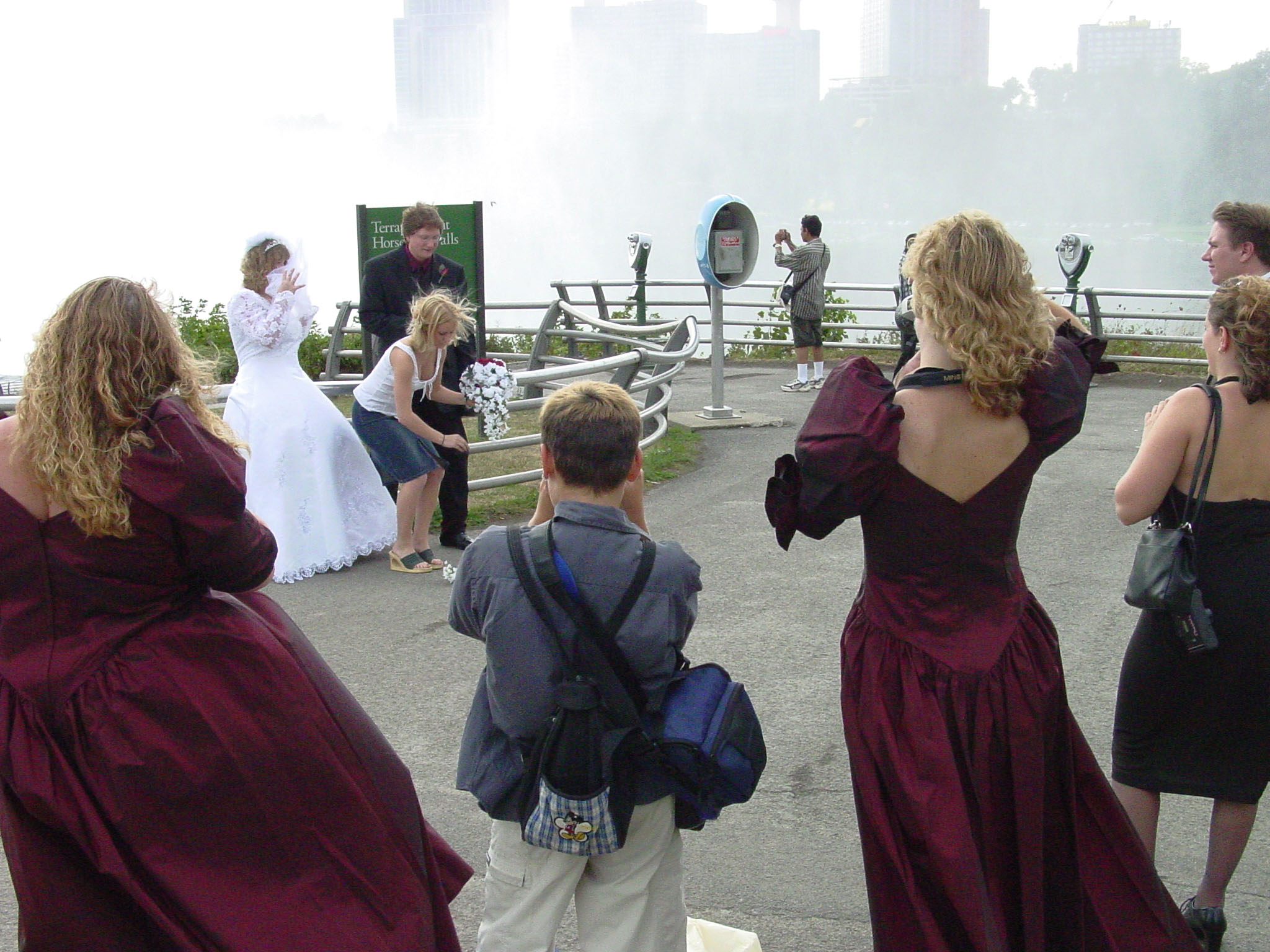 Wedding picture, Niagara Falls, NY