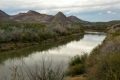 The Rio Grande with Chihuahua, Mexico on far side
